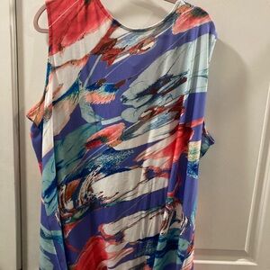 Abstract Multicolor Women's Blouse